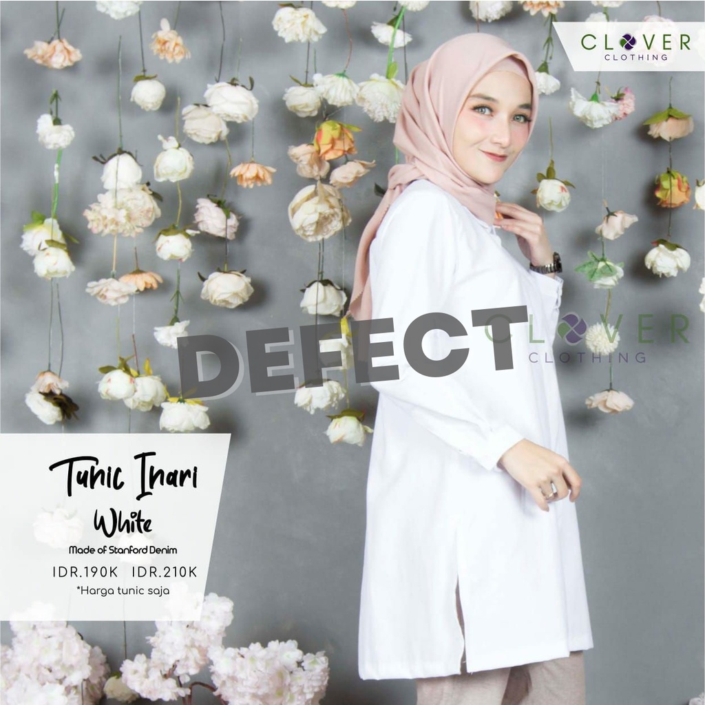 DEFECT SALE Clover Clothing Tunik Inari | Reject Sale | Baju Atasan Wanita Terbaru Atasan Wanita Kek