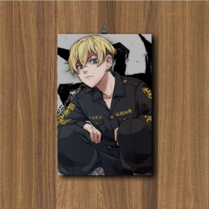 HIASAN DINDING KAMAR CHIFUYU MATSUNO TOKYO REVENGERS ANIME / POSTER KAYU ANIME / DEKORASI KAMAR-C2