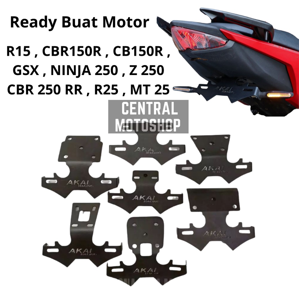 Tail tidy Model Batman Breket Plat Nomor Belakang Spakbor Belakang Variasi  Ready Cbr150r,Cb150r,R15 v3,R15 v2,Gsx,Ninja250,R25,Cbr250rr &amp; Motor Lain Nya