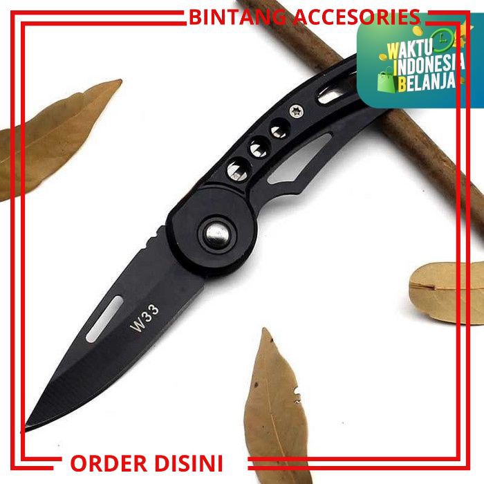 W890 PISAU LIPAT PISAU KECIL PISAU MINI SURVIVAL KIT W33 PISAU TAJAM PISAU KEREN PISAU SAKU KECIL