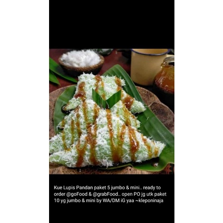 

Kue Lupis Ketan Pandan Package