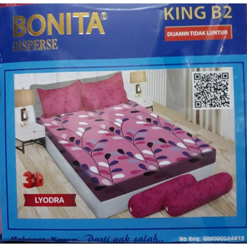 Sprei bonita 3d  no 1 uk 180x200 motif Lyodra