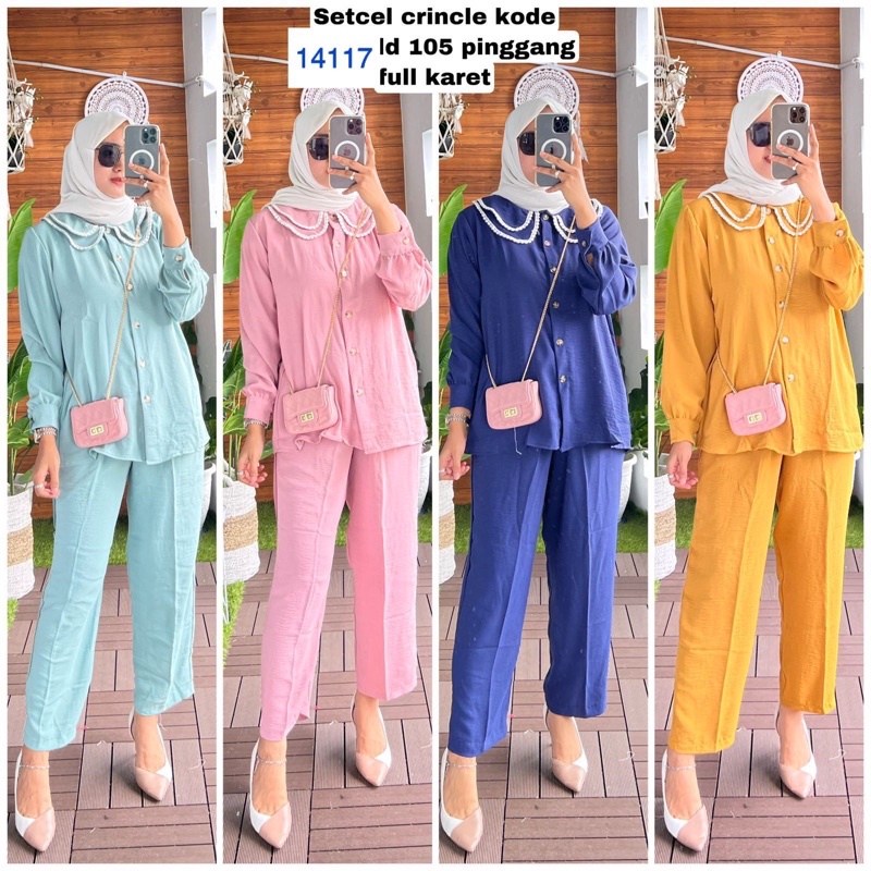 SETCEL CRINKLE POLOS KRAH KOREA RENDA