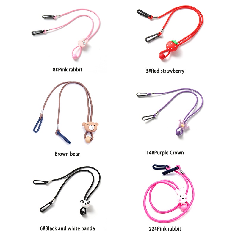 Masker Strap Lanyard Rantai Hitam/Kalung/rantai Kacamata Anti Hilang Masker Aksesoris- olo