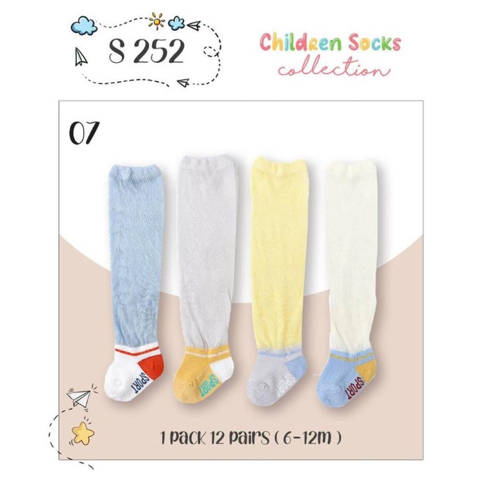 Kaos Kaki Bayi Anak Panjang Fashion Lucu Imut