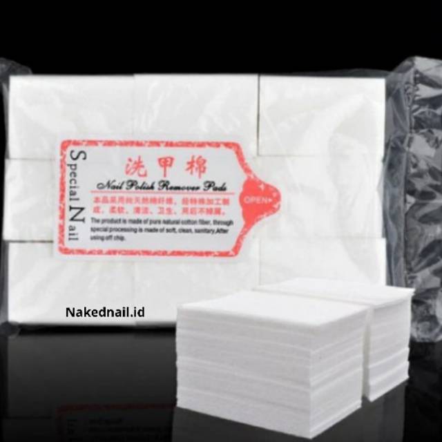 KAPAS NAIL ART  NAIL WIPES KAPAS KUKU nail polish remover pads cotton 1000 pcs nail art nailart