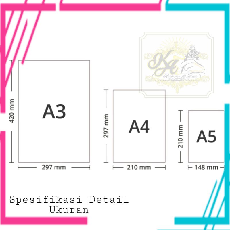 

Bahan Akrilik A3 A4 A5 A6 Bening 2mm
