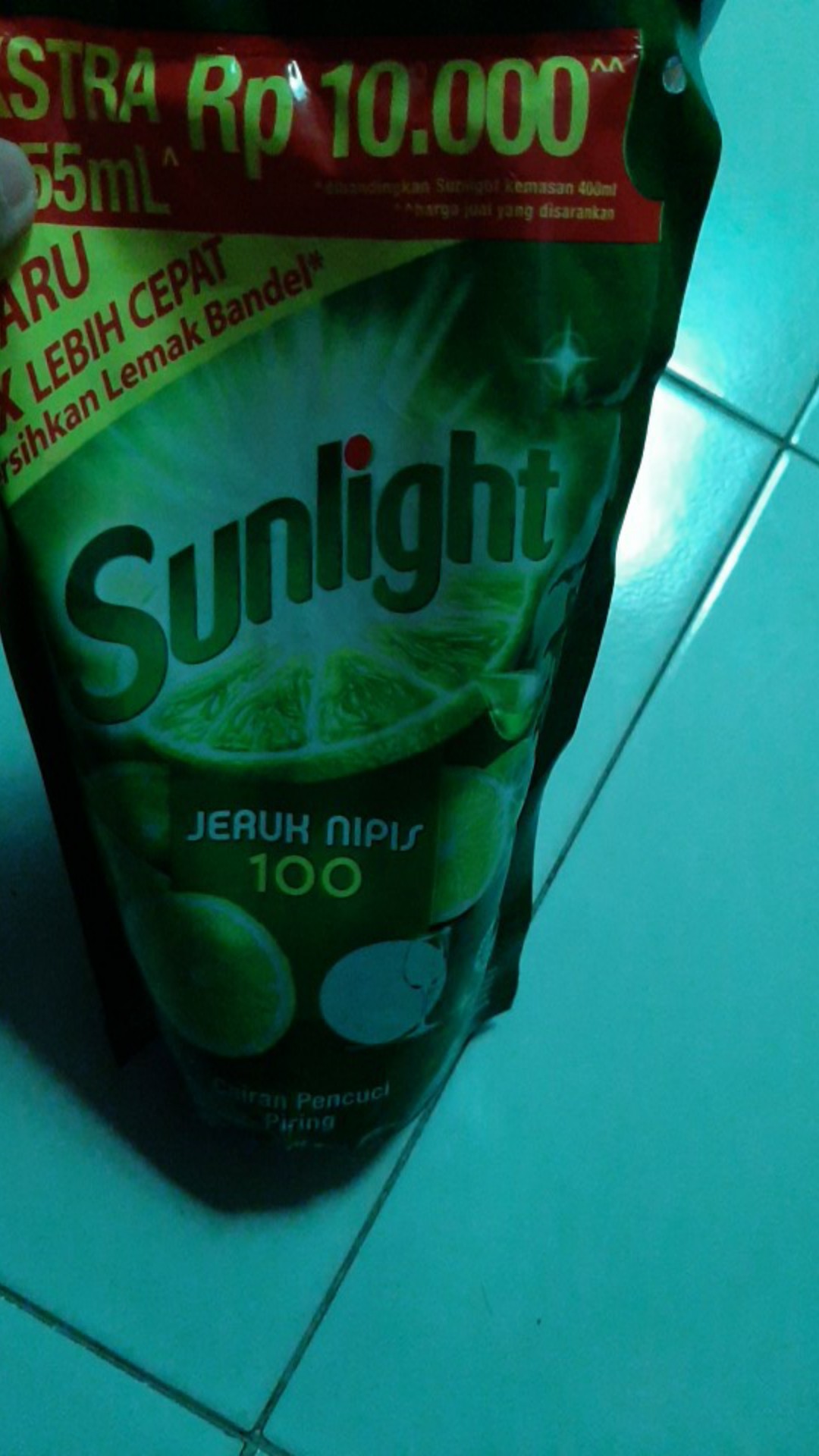 Sunlight Jeruk Nipis 100 Refill 435 Ml