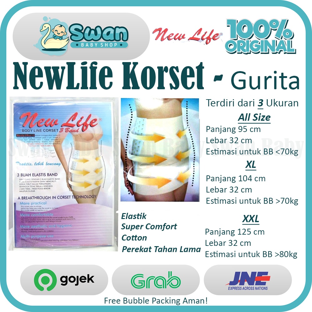 New Life Korset / Korset NewLife /  Gurita Rekat Ibu 3 Band