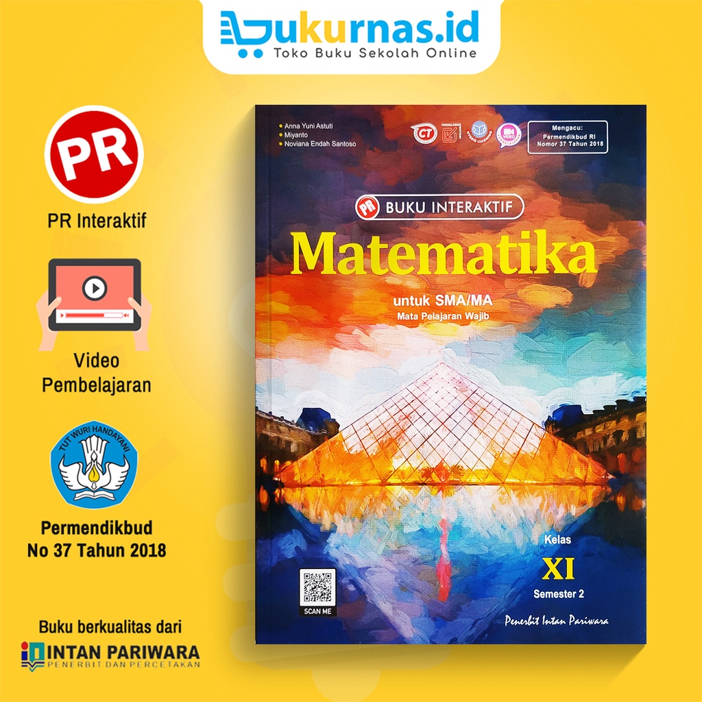 Jual Buku Pr Interaktif Matematika Mapel Wajib Sma Ma Kelas Semester Intan Pariwara