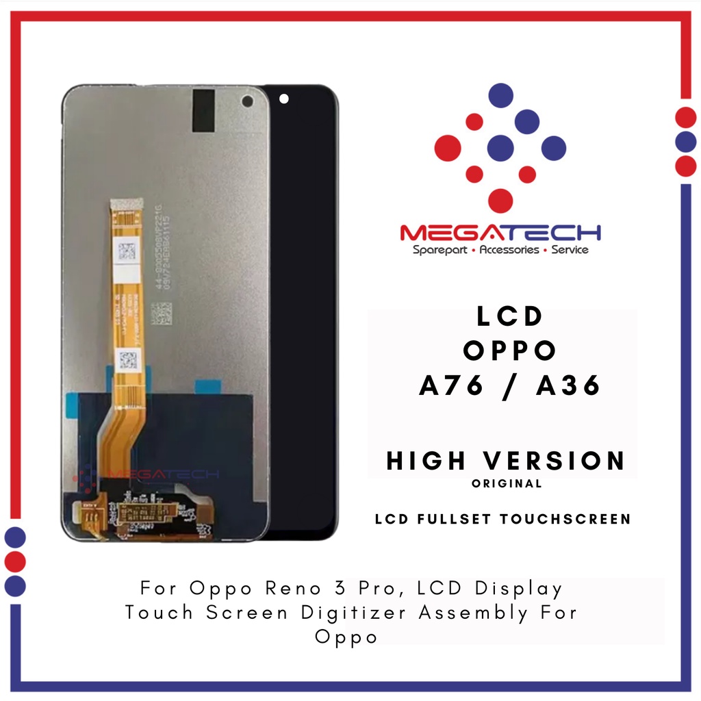 LCD Oppo A76 / Oppo A36 Fullset Touchscreen