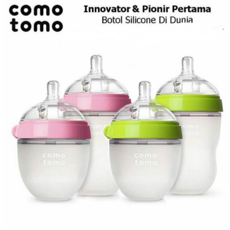 Botol Susu Comotomo Milk Bottle Silicone Original 150ml 250ml