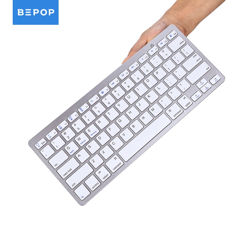 Bepop Keyboard Bluetooth Wireless Metal Body Untuk PC dan Pad