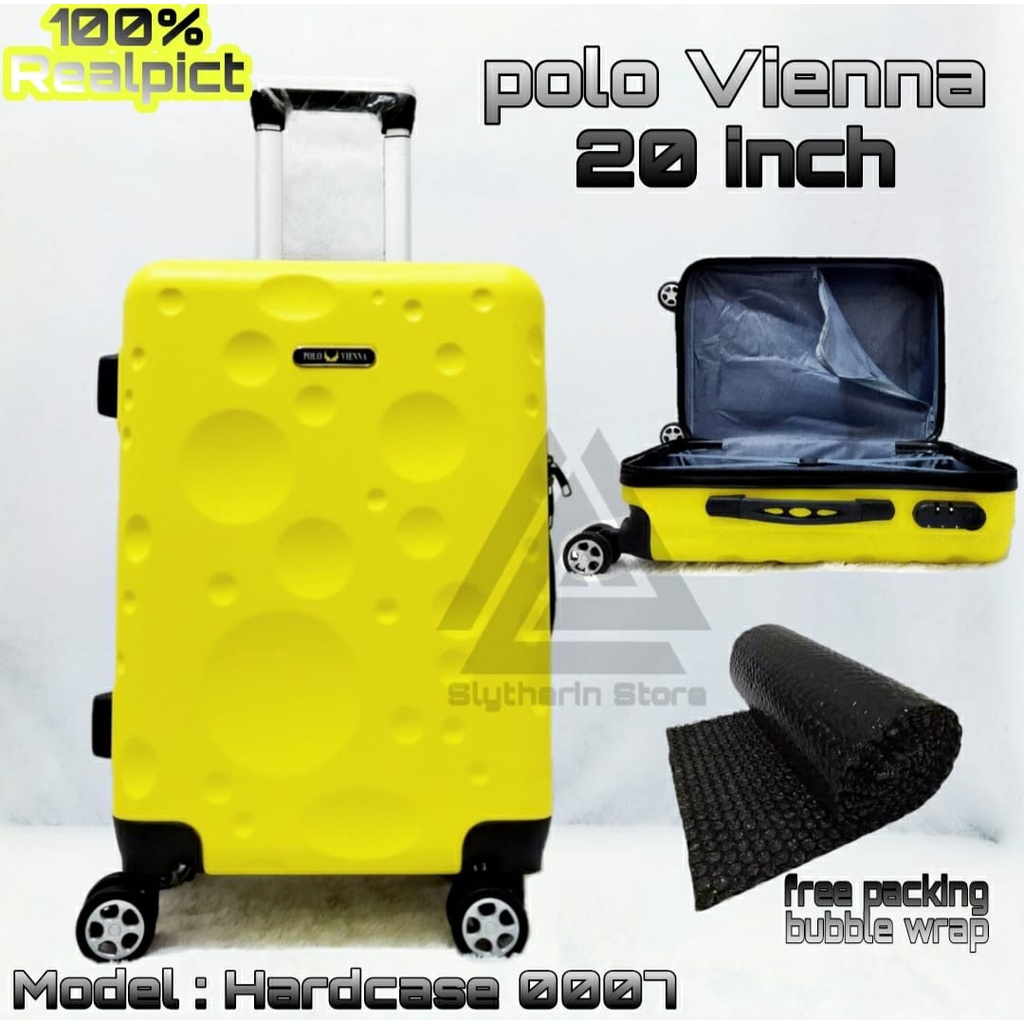 10.10 SUPER SALE KOPER 20 INCH POLO VIENNA TIDAK MUDAH PECAH BISA COD UKURAN CABIN PESAWAT