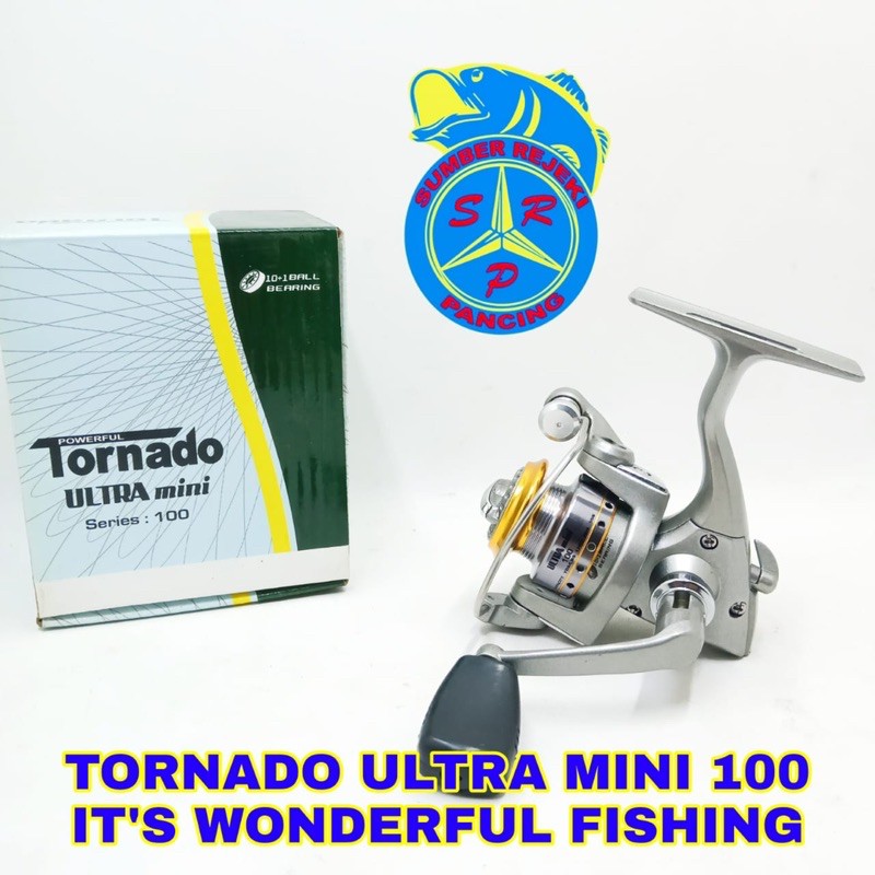 Reel tornado ultra mini 100 power handle murah