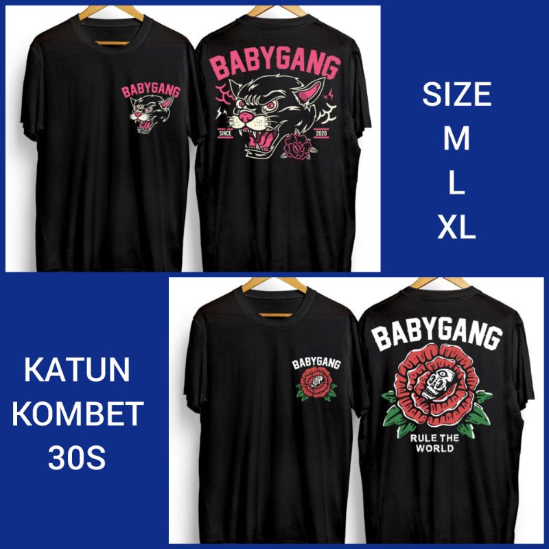 KAOS T-SHIRT/KAOS DISTRO KEKINIAN/BABY GANK FANTHER