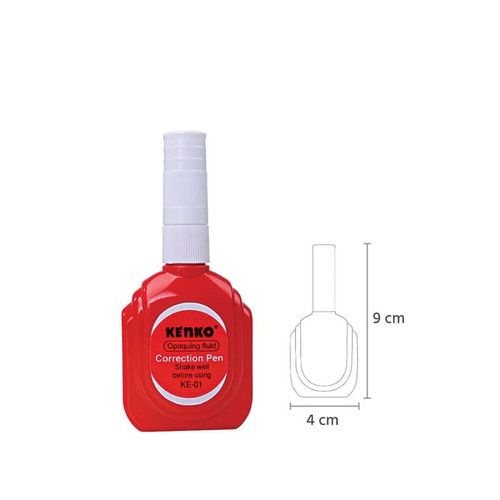 

[Satuan] Tip-Ex Cair / Correction Pen KENKO KE-01