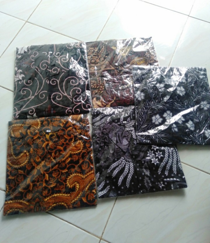 Kemeja Batik Lengan Panjang Size M L Xl Xxl Kenongo Bswart Batik Hrb026