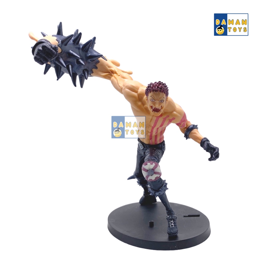 Action Figure Anime Charlotte Katakuri Battle Record One Piece King of Shapes Grandista PVC