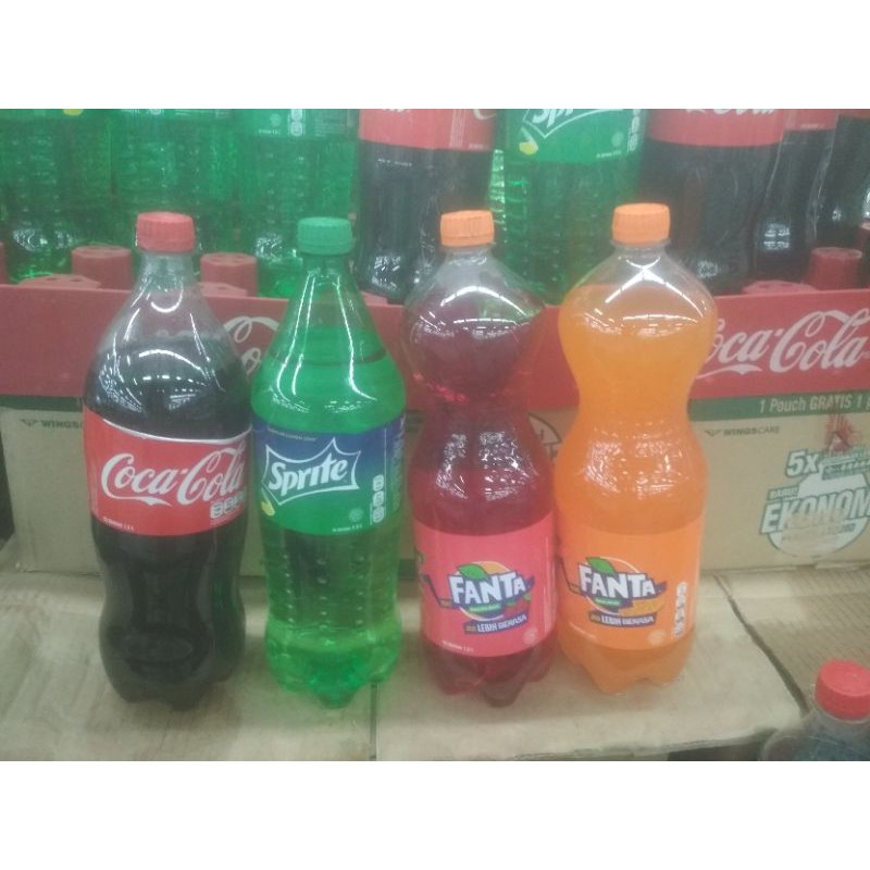 

cocacola sprite fanta 1,5L