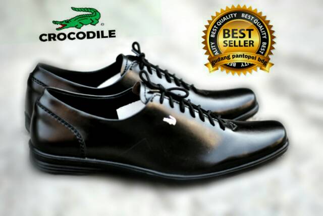 Pantople Crocodile Pria Semi Kulit