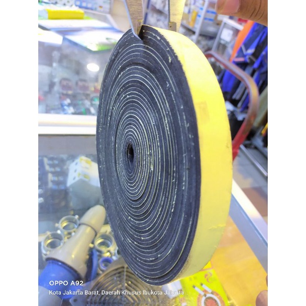 Karet seal adhesive sponge 10mm karet seal strip lem spon