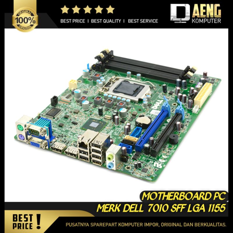 Motherboard Mainboard Mobo ddr3 Intel PC Dell Optiplex 7010 Tipe SFF Socket 1155 Murah
