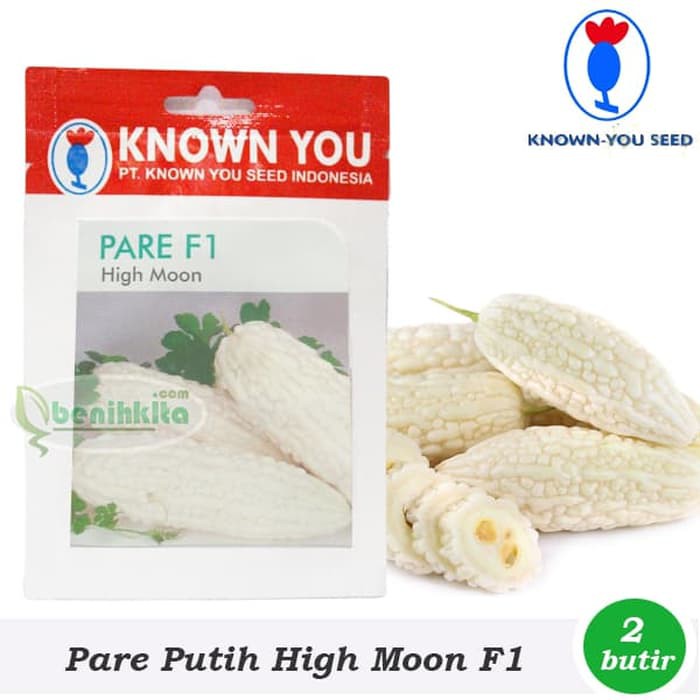 MURAH Benih-Bibit Pare Putih High Moon F1 (Known You Seed) NEW