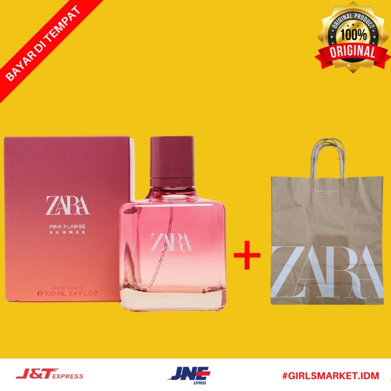 [ORIGINAL] PARFUM ZARA PINK FLAMBE SUMMER 100 ML