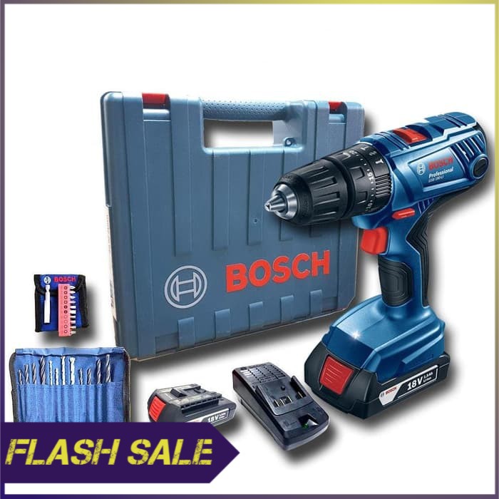 Bosch GSB 180 LI 18V Cordless Impact Drill   Bor Tembok Baterai
