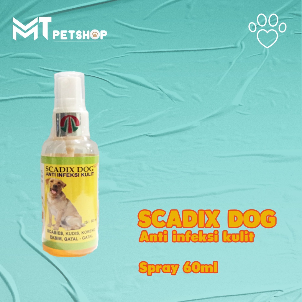 Scadix spray - Obat Scabies Anjing & Obat Jamur Anjing
