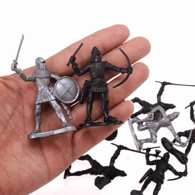 Set Mainan Action Figure Model Istana Tentara UK Medieval Statis Untuk Edukasi Anak