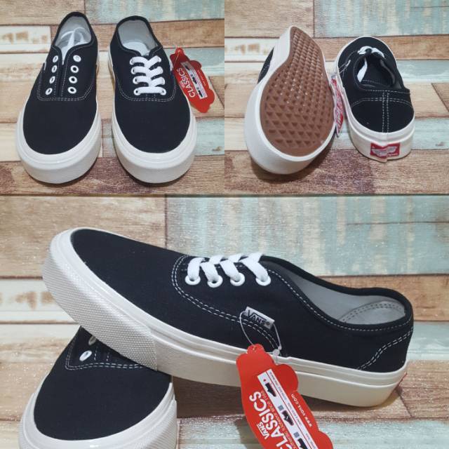 Sepatu Vans Othentik OG Black white termurah