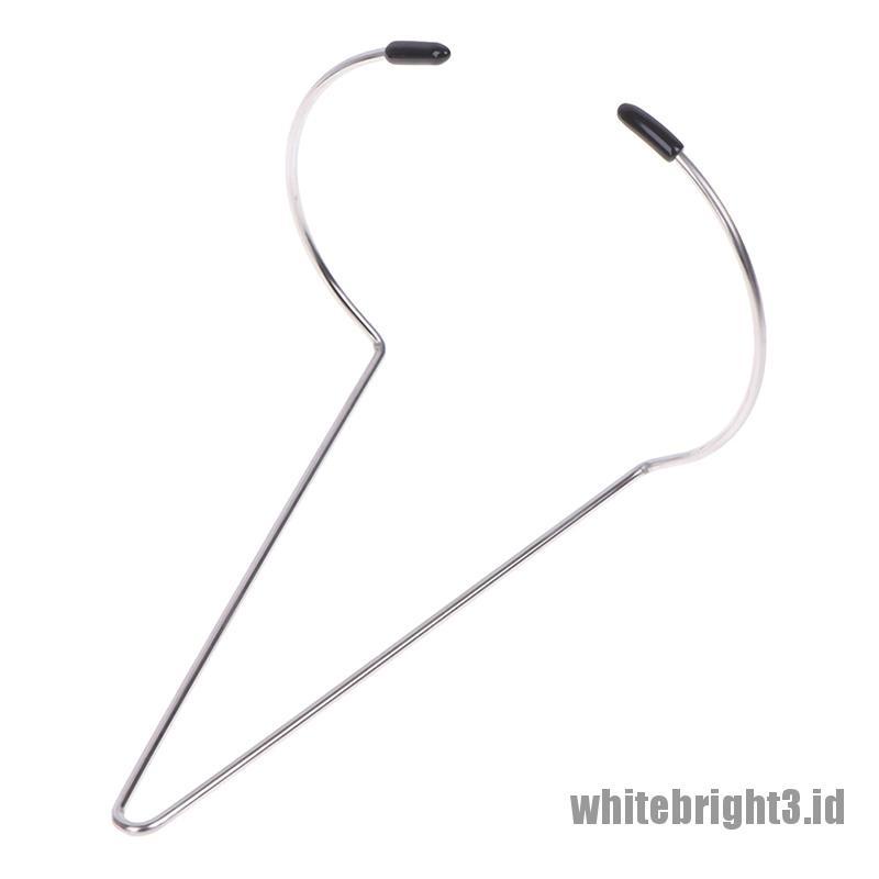 (white3) Stand Holder Boneka Bahan Metal Adjustable