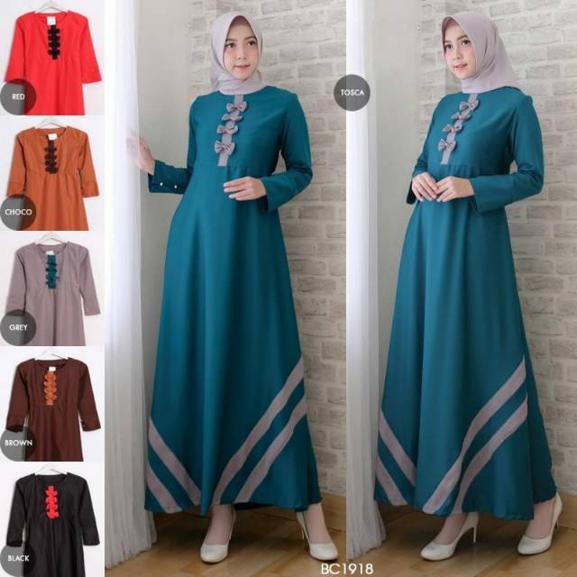 GAMIS ANIDA BALO FIT TO M GAMIS WANITA MODERN REALPICT BAJU KOLEKSI TERBARU DRESS MUSLIM ORIGINAL