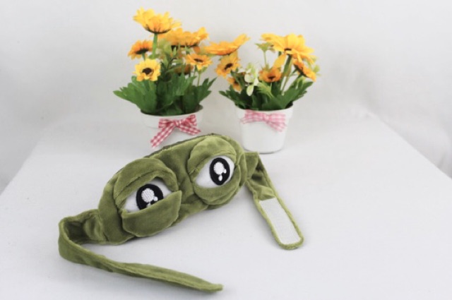 IMPORT Sleep Mask Frog 3D penutup mata travel