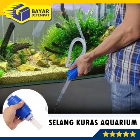 Alat Selang Penguras Kuras Penyedot Sedot Air Aquarium Cleaner Pump Sipon [ALT07]