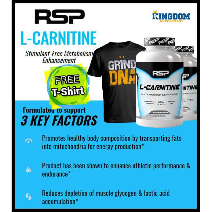 Tly0 Rsp L Carnitine 500Mg Pembakar Lemak Pelangsing Fat Burner Eceran Q2H8