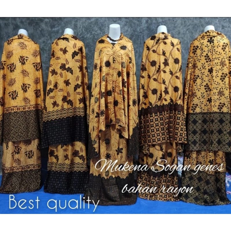 Mukena bali motif batik