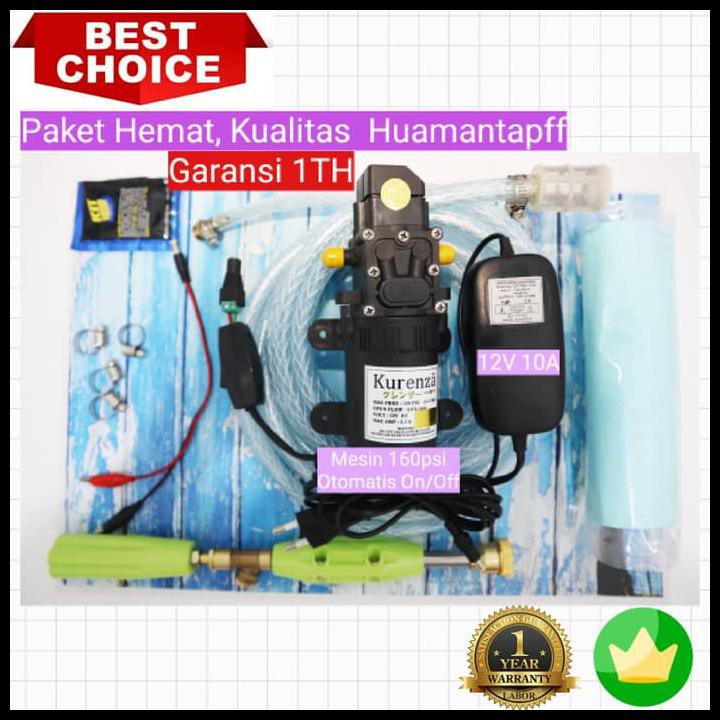 Mesin Power Sprayer Portable Alat Cuci Motor Mobil Steam