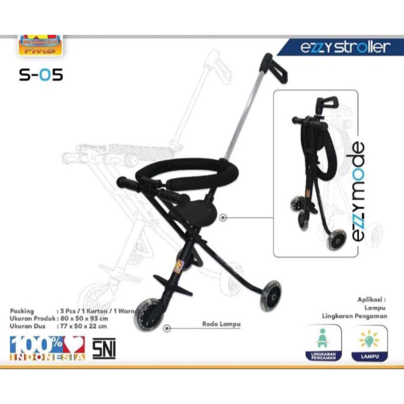 stroller roda 3