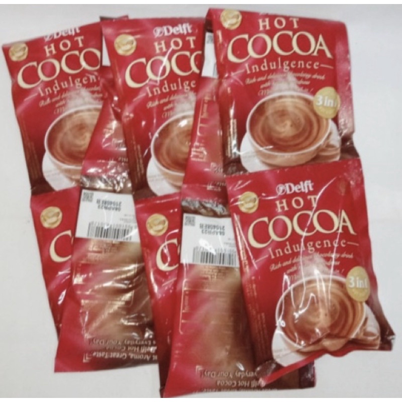 delfi hot cocoa isi 80 pc x 25 gram karton renceng