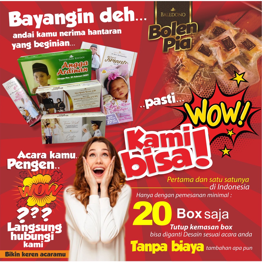 

Bolen Pia isi 12 Standar Rasa Original