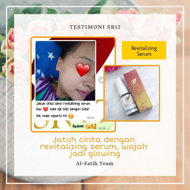 REVITALIZING SERUM SR12 / SERUM BOPENG / ATASI MATA PANDA &amp; BEKAS JERAWAT / MENGECILKAN PORI PORI