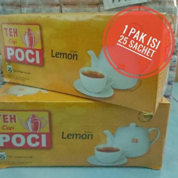 

《diskonlagi》 Teh poci rasa lemon 1box 25 sachet