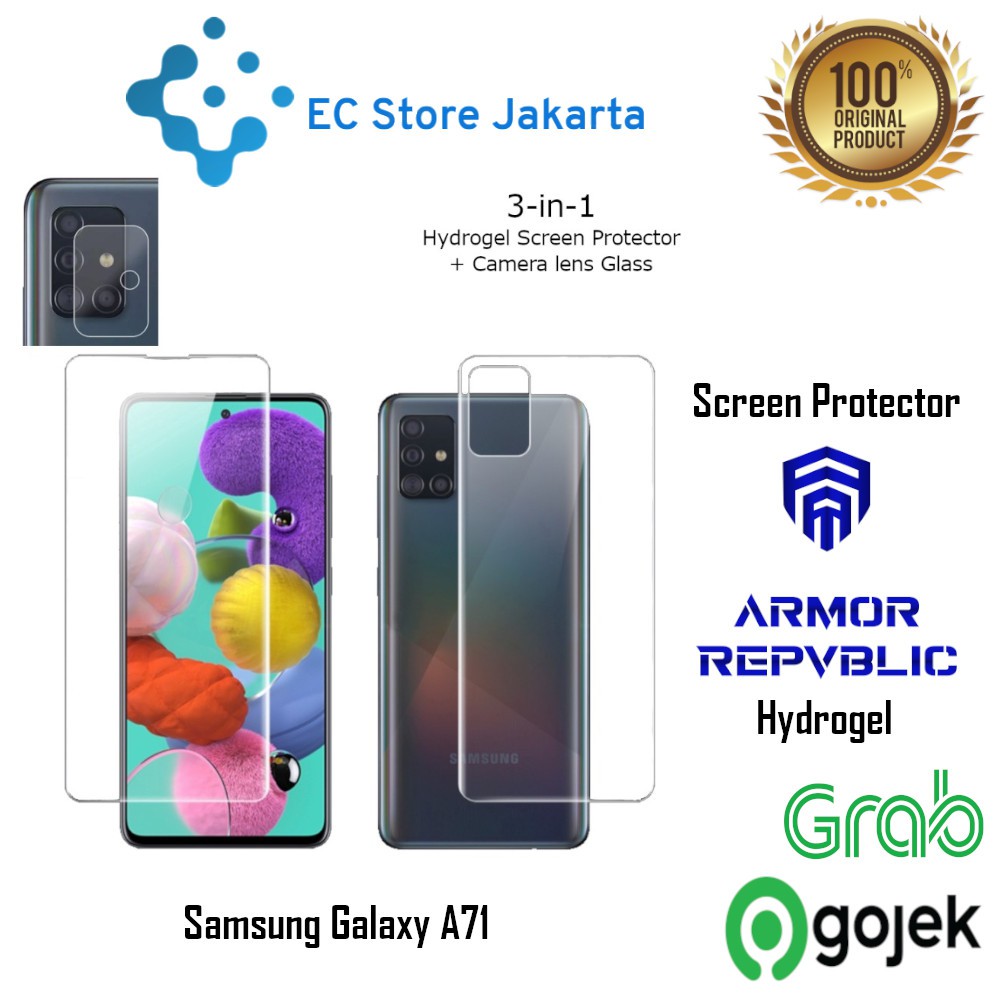 Armor Repvblic Hydrogel Screen Protector Samsung Galaxy A71 / A51