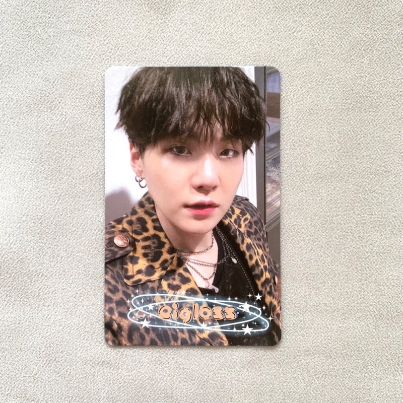 PHOTOCARD BTS BLURAY MEMORIES 2020 BR20 YOONGI SUGA
