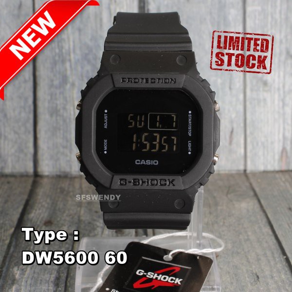 Jual termurah ... Jam tangan G Shock DW-5600 GLS-5600 Full Black hitam army digital pria & anak