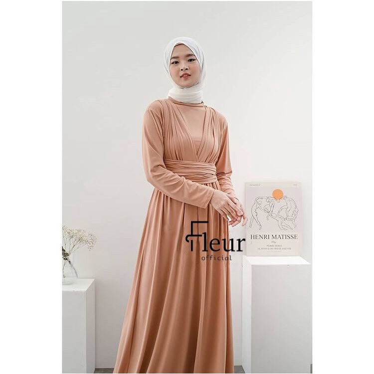 Multiway Dress Hijab Bridesmaid / Maxi Dress Hijab / Infinity Dress / Pakaian Wanita Muslim Free Man