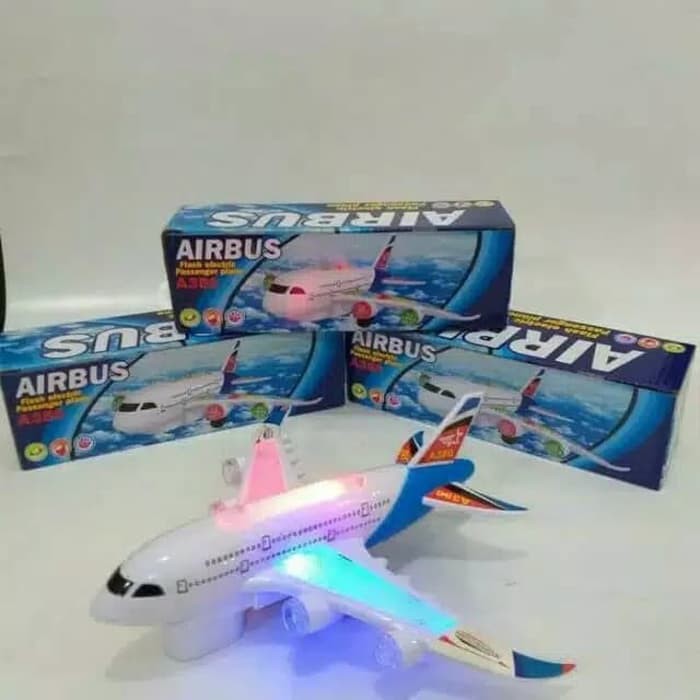 Mainan Pesawat Air Bus Baterai